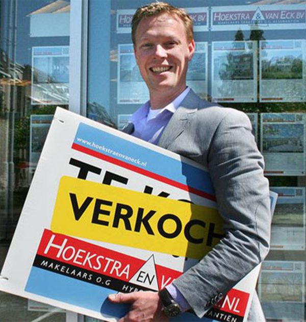 liggend V-bord met 4 gaten, shop
