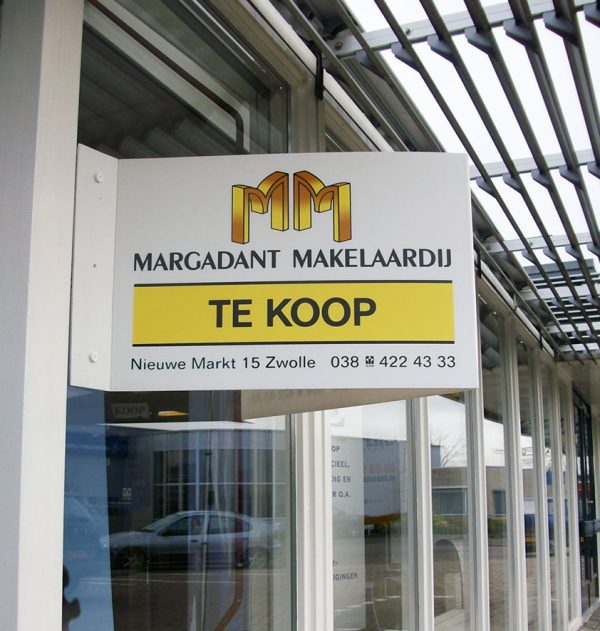 liggend V-bord met 4 gaten